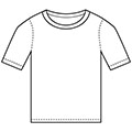 T-shirt rendering template