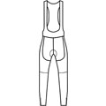 Cycling long pant rendering template