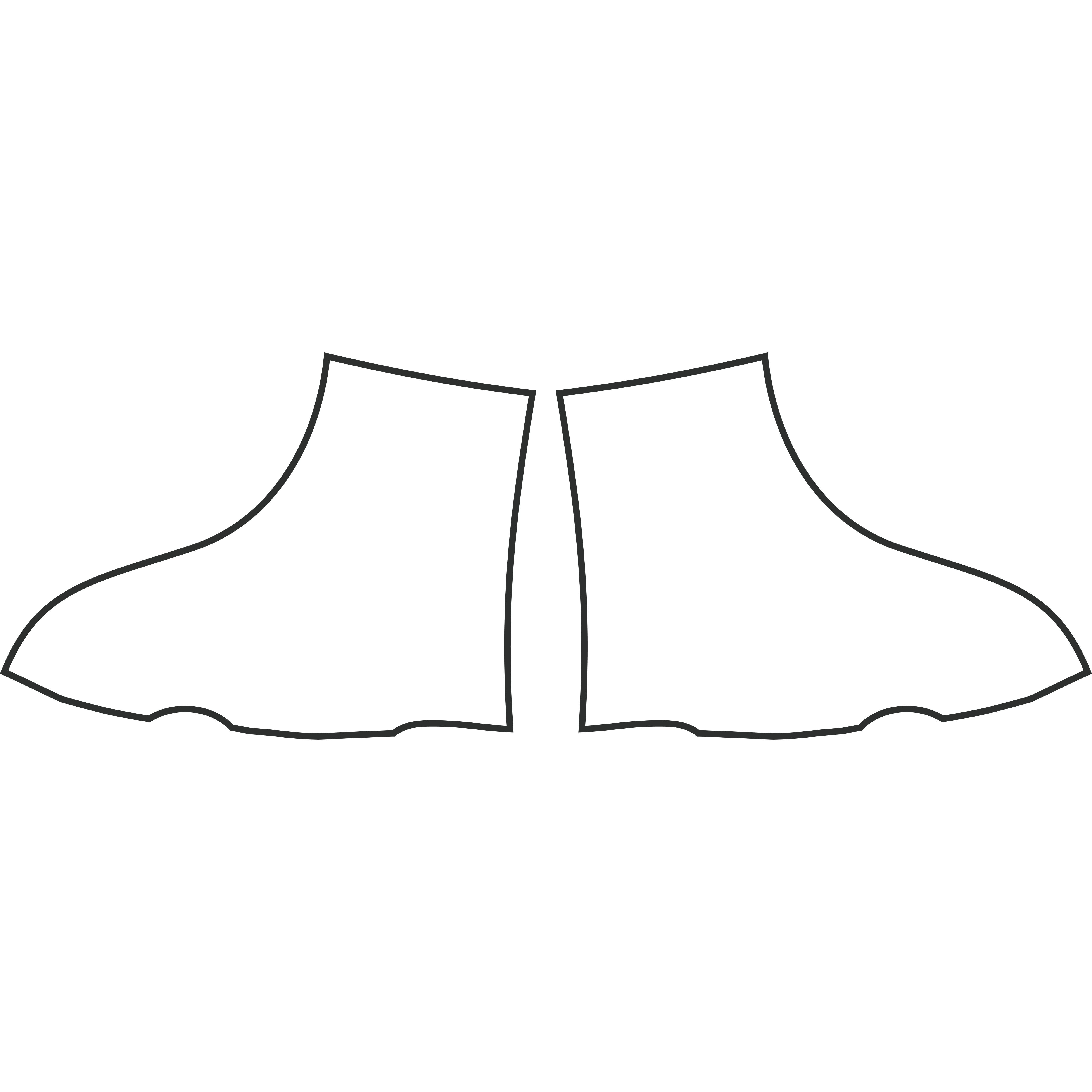 Cycling shoe protector rendering template