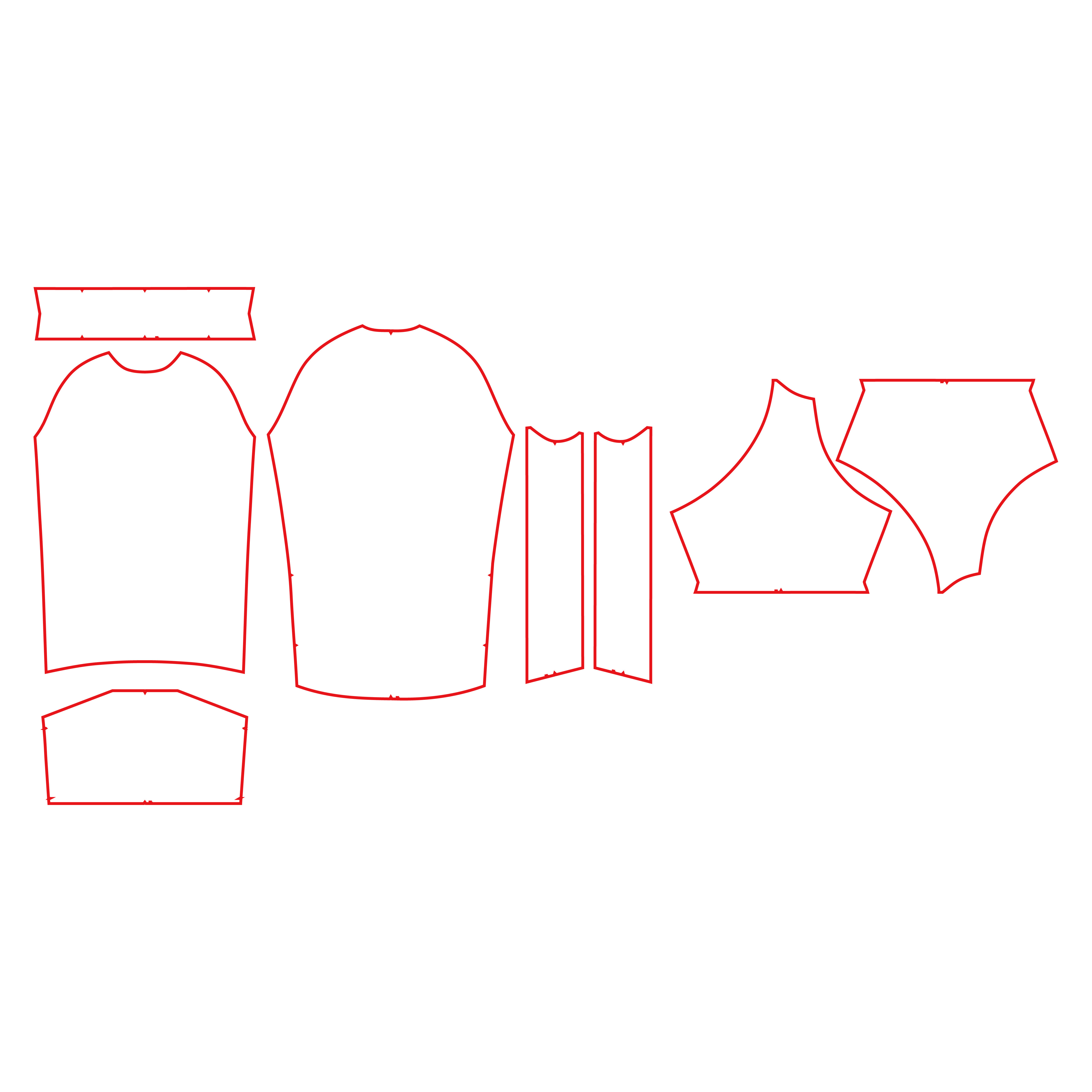 Short sleeve cycling jersey official artwork template